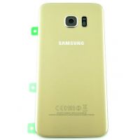 Original Edge S7 Galaxy S7 Gold Back Cover  Screens - Spare parts Galaxy S7 Edge - 1