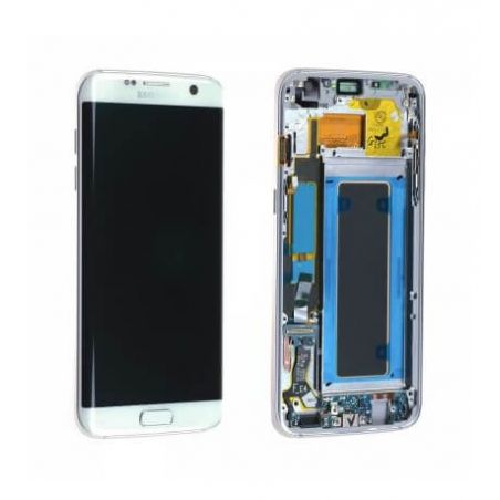 Original quality complete screen for Samsung Galaxy S7 Edge in white