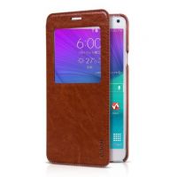 Achat Etui Portefeuille Hoco Cuir Samsung Galaxy Note 4