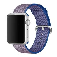 Achat Bracelet Nylon Tressé Bleu Roi Apple Watch 44mm & 42mm WATCHACC-195