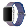 Bracelet Nylon Tressé Bleu Roi Apple Watch 44mm & 42mm