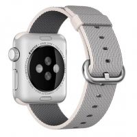 Pearl Woven Nylon Band Apple Watch 38mm