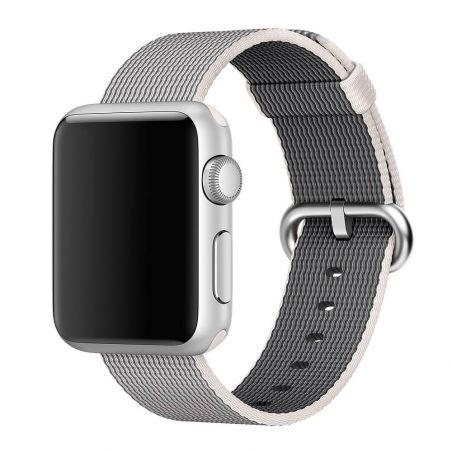 Pearl Woven Nylon Band Apple Watch 38mm