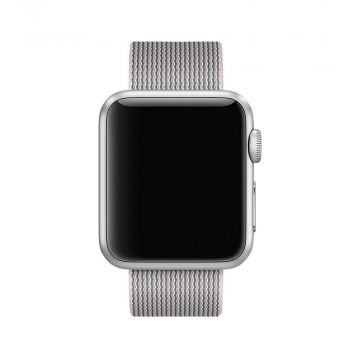 Pearl Woven Nylon Band Apple Watch 38mm