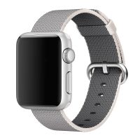 Pearl Woven Nylon Band Apple Watch 42mm