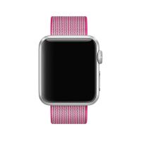 Pink Woven Nylon Band Apple Watch 42mm