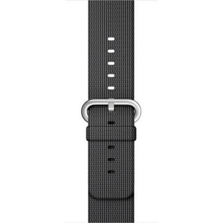 Black Woven Nylon Band Apple Watch 38mm