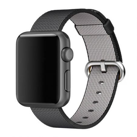 Achat Bracelet Nylon Tressé Noir Apple Watch 44mm & 42mm WATCHACC-193