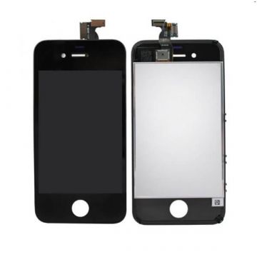 Aanraakscherm & LCD-scherm & compleet chassis voor iPhone 4 Zwart