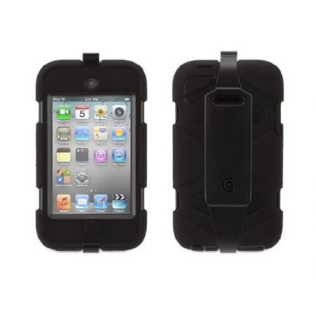 Indestructible Survivor Case Black for iPod Touch 4