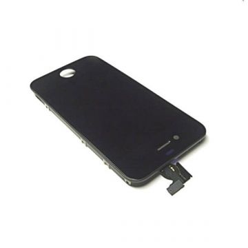 COMPLEET KIT: Touchscreen Glas Digitizer & LCD Scherm & kader & kader & achterkant glas eerste kwaliteit voor iPhone 4 Zwart