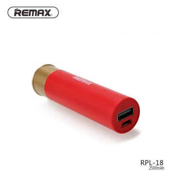 Remax Shotgun Shell Externe Power Bank 2500 mAh