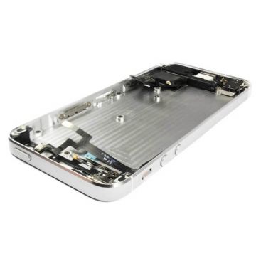 Achat Chassis complet et contour métallique iPhone 5 Blanc IPH5G-158