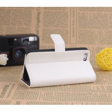 Wallet case white stand iPhone 5