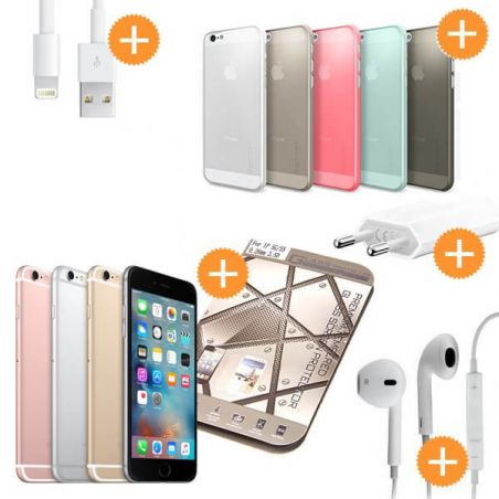 Achat iPhone 6S - 128 Go Or Rose reconditionné - Grade B  IP-115