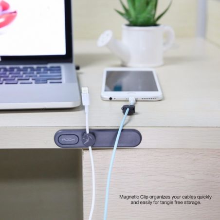 Magnetic holder and cable organizer