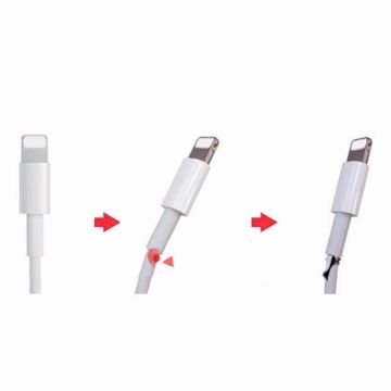 Color protection for lightning cable