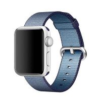 Midnight Blue Woven Nylon Band Apple Watch 38mm