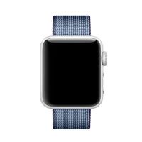 Midnight Blue Woven Nylon Band Apple Watch 38mm