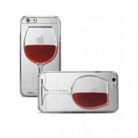 Case TPU Glass Wine Glass for iPhone 6 and iPhone 6S