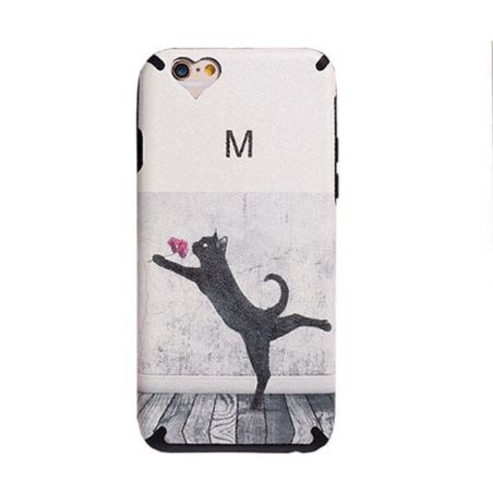 Achat Coque TPU Chat et Fleur iPhone 7 / iPhone 8 COQ7G-155