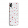 Beige case met bloemrijke motieven Hoco iPhone X Xs