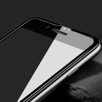 Schutzfolien aus gehärtetem Glas 3D für iPhone 7 / iPhone 8 Outline schwarz oder weiß