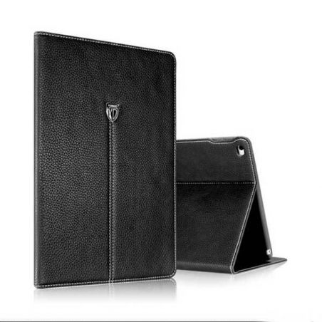 Schwarze Ledertasche iPad 2017