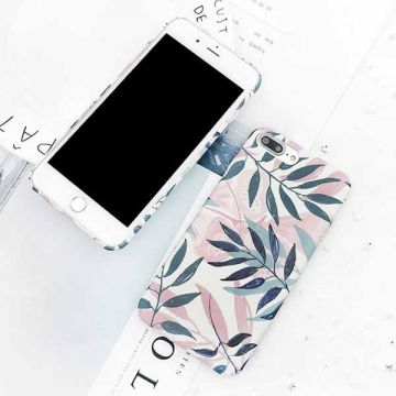 Achat Coque rigide Soft touch feuilles imprimées iPhone 7 / iPhone 8/SE 2 COQ7G-174