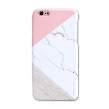 Hartschalenetui Soft Touch geometrischer Marmor iPhone 7 / iPhone 8