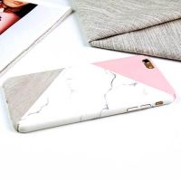 Hartschalenetui Soft Touch geometrischer Marmor iPhone 7 / iPhone 8