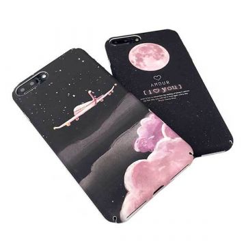 Achat Coque rigide Soft Touch Lune rose iPhone 7 / iPhone 8 / iPhone SE 2 COQ7G-175x