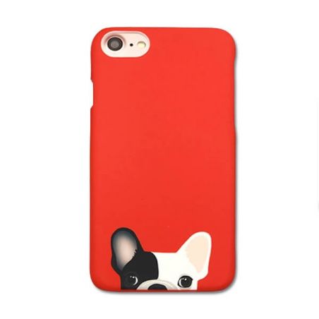 Achat Coque rigide Soft Touch Bouledogue Français iPhone 7 / iPhone 8 / iPhone SE 2 COQ7G-172x