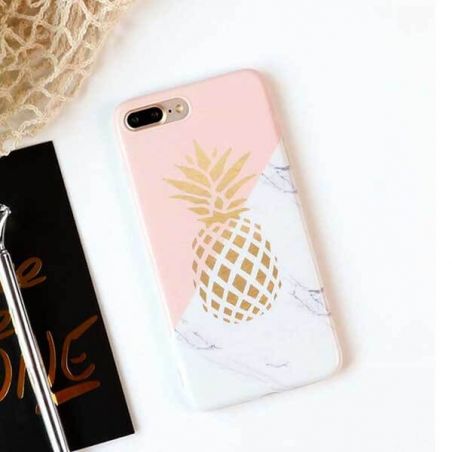 Dekking marmer-ananas iPhone 6 / iPhone 6S TPU