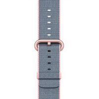 Koninklijk Blauw Geweven Nylon Band Apple horloge 38mm