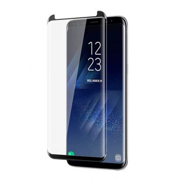 Achat Verre Trempé 3D Noir pour écran Samsung Galaxy S8  SGS8-002X