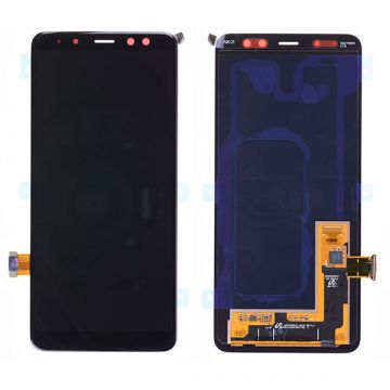 Original quality complete screen for Samsung A8 (2018) Black