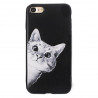 Hard case Soft Touch Curious Cat  iPhone 8 Plus / 7 Plus