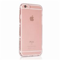 Transparentes TPU-Gehäuse mit iPhone 8 Plus / 7 Plus Strass-Kanten  Abdeckungen et Rümpfe iPhone 8 Plus - 2