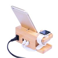 Achat Station de charge en bois pour Apple Watch 38 et 42mm et iPhone WATCHACC-207