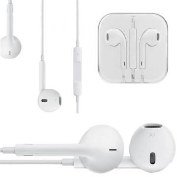 Oortelefoon met microfoon en EarPods volumeregelaar