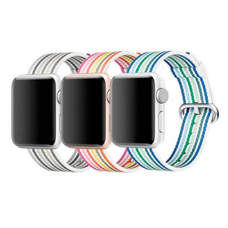 Armband gevlochten Nylon Apple horloge 38mm  Riemen Apple Watch 38mm - 1