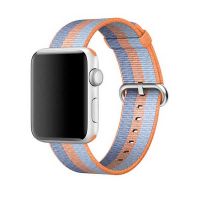 Lake Blue Woven Nylon Band Apple Watch 38mm