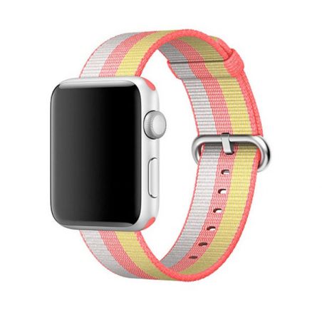 Lake Blue Woven Nylon Band Apple Watch 38mm