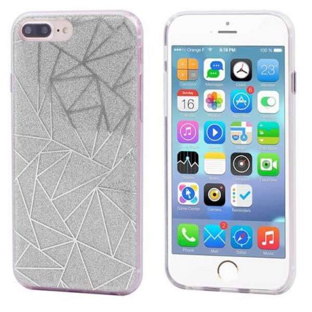 Achat Coque TPU paillettes et formes géométriques iPhone 6 / iPhone 6S