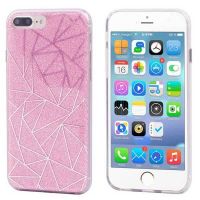 Achat Coque TPU paillettes et formes géométriques iPhone 8 Plus / iPhone 7 Plus COQ7P-123