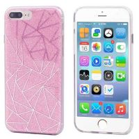 TPU Glitter and Geometric Shapes Case iPhone 8 Plus / iPhone 7 Plus  Covers et Cases iPhone 8 Plus - 2