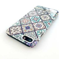 Stijve schelp Geometrische bloemen iPhone 8 / iPhone 7