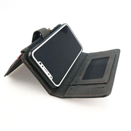 Buckskin Look Portfolio Stand Case Case iPhone X