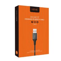 Vidvie Ultra Strong Nylon USB Blitzkabel Vidvie Ladegeräte - Batterien externe - Kabel iPhone X - 2